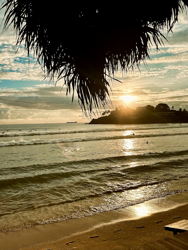 Sonnenuntergang Sri Lanka Unawatuna