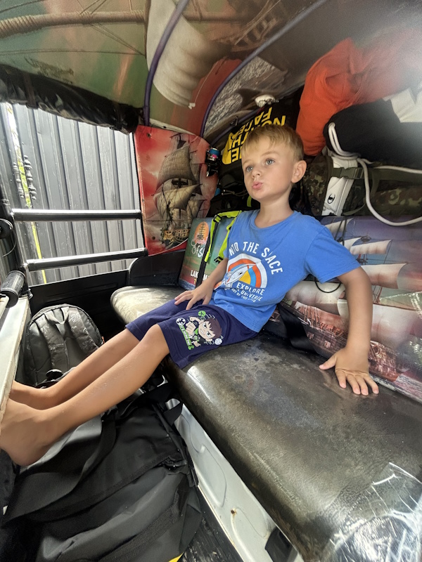 tukTuk Roadtrip Sri Lanka Gepäck